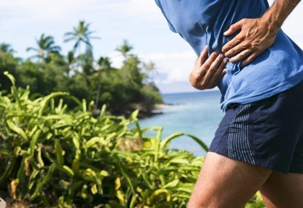 Man got side pain while running