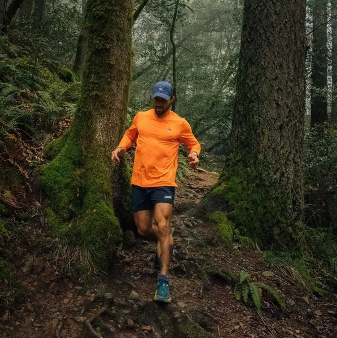 Man wear the outdoor research cap