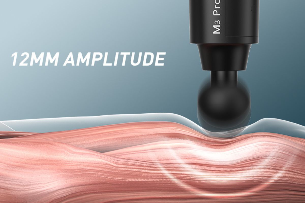 Massage gun amplitude