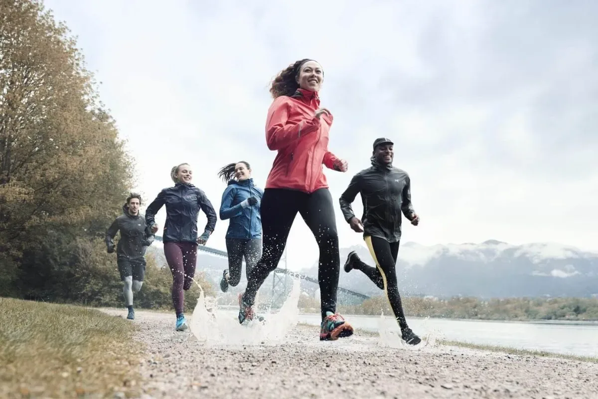 Running gear for rain