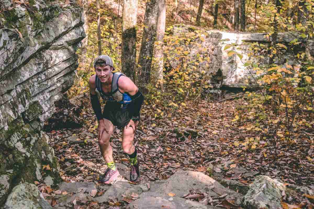 Jogging with weight vest