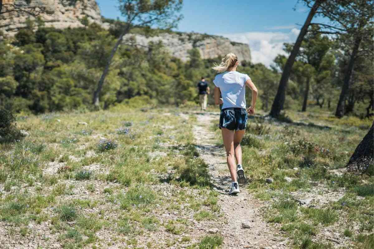On hill sprints to work on building up endurance