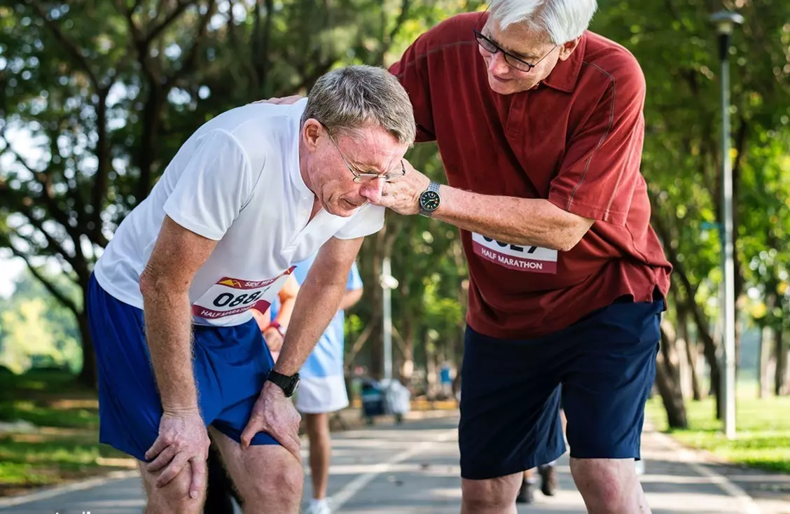 Men fel themself bad after running