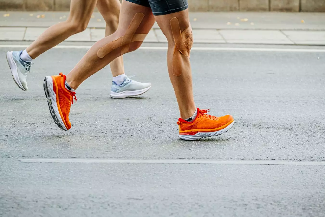 Running after recovering from knee bursitis