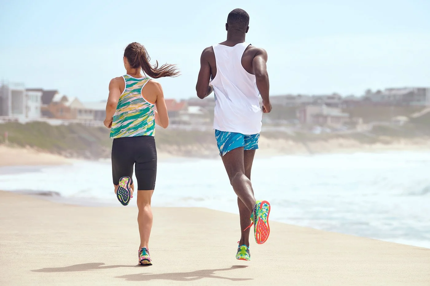 Run in ASICS tri 13 Running Shoes with no socks