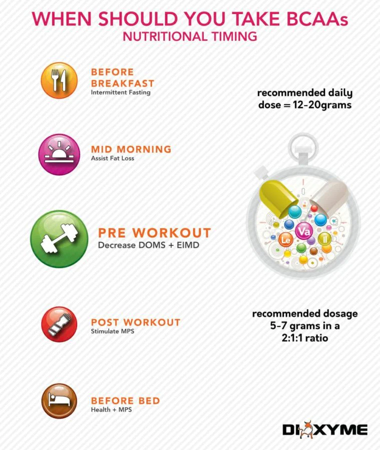 Types and dosages to understand for correct BCAA consumption