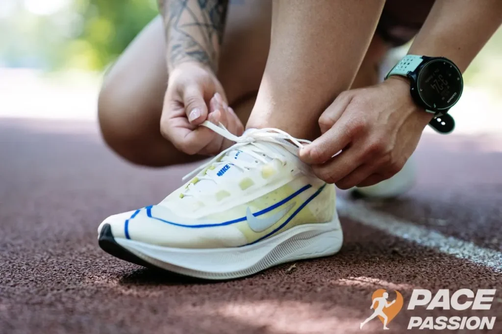 Runner selected right footwear for a 2-mile walk or run