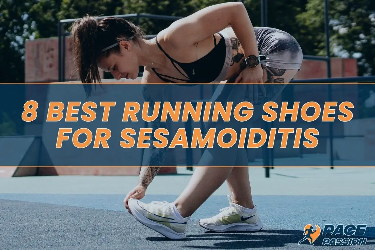 Female runner wearing supportive shoes, to avoids the occurrence of bone pain