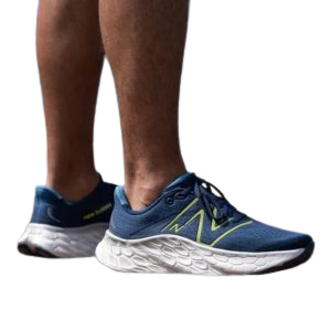 Feet in NB fresh foam sneakers