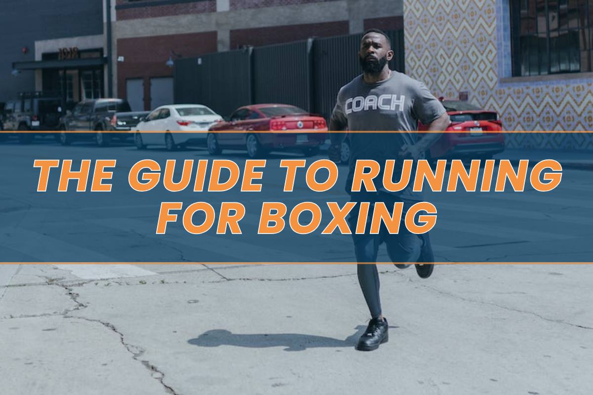 Man boxer running the street road