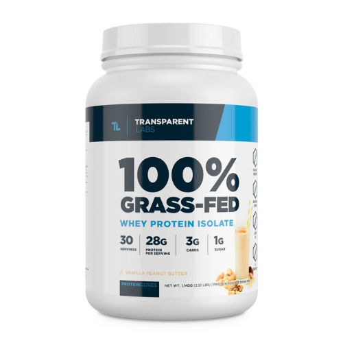 Transparent Labs Grass-Fed Whey Protein Isolate