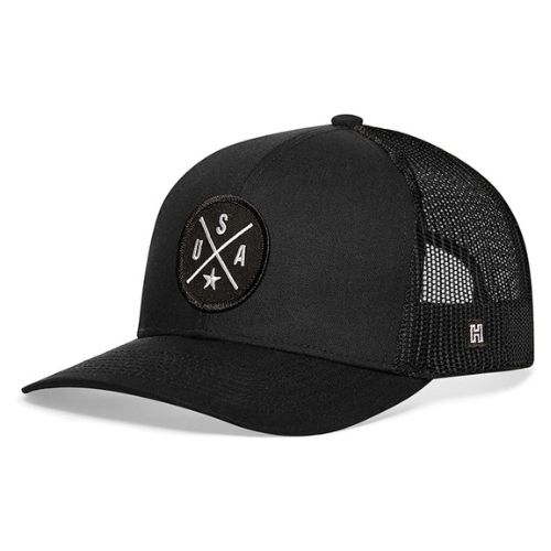 haka state city trucker hat